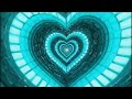 💙3D Neon led lights Heart Tunnel Particles Background | Heart Vj Loop 2025 Abstract Background 💙