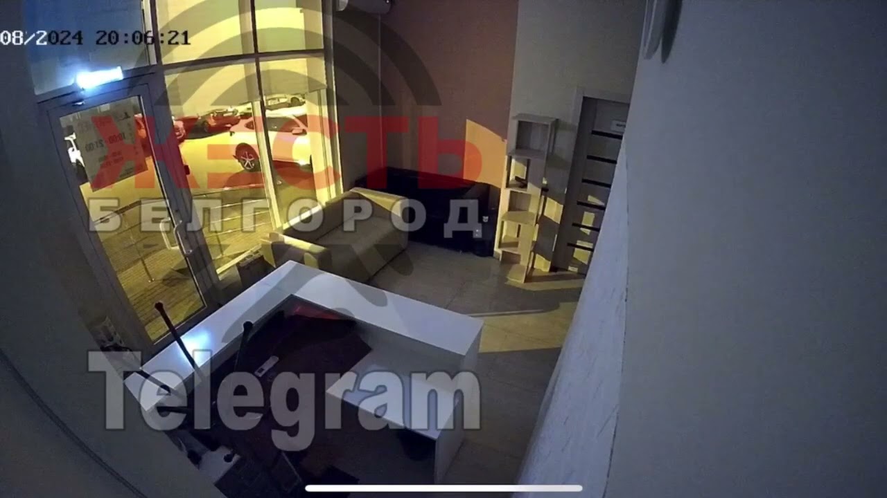 Belgorod shelling caught on CCTV camera