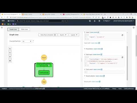 Using a Map State to Iterate AWS Lambda function Multiple Times across Multiple Region