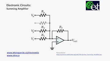 Operational Amplifiers - Summing Amplifiers