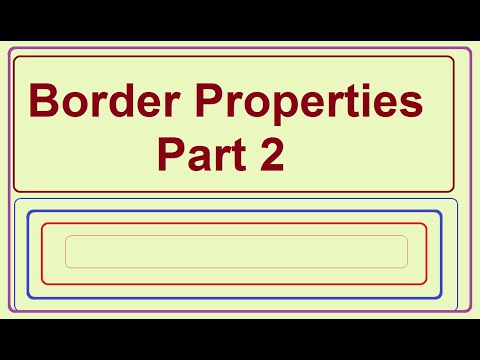 #HTML #CSS || Border Properties. Working with Border. Border with HTML CSS. Effects of Border Part 2