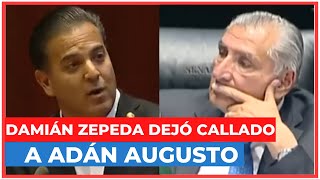 La BRUTAL RESPUESTA de DAMIÁN ZEPEDA que dejó CALLADO a ADÁN AUGUSTO