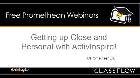 Getting Up Close and Personal with ActivInspire Software Customisation