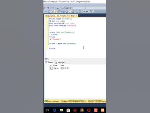 39 SQL Server - SQL CREATE INDEX Statement - YouTube