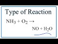 Type of Reaction for NH3   O2 = NO   H2O