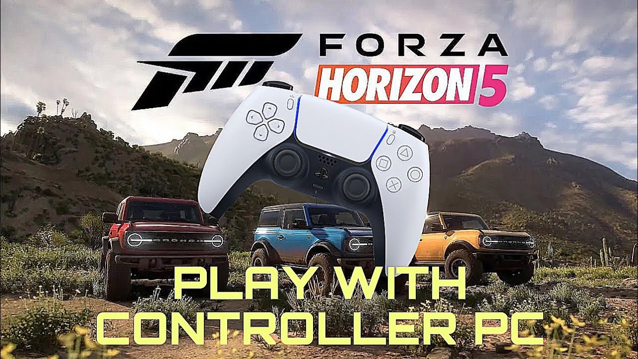 How to play Forza Horizon 5 PC with PS4 & PS5 Controller