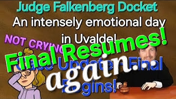 For real this time?? Final, finally?! - Judge Falkenberg Docket - Emotions run high!