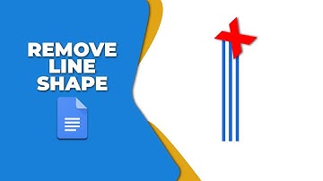 How to Remove Line Shape in  Google Docs Document