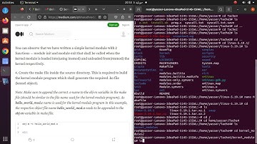 Adding a Simple "Hello World" Kernel Module - Step-by-Step Tutorial