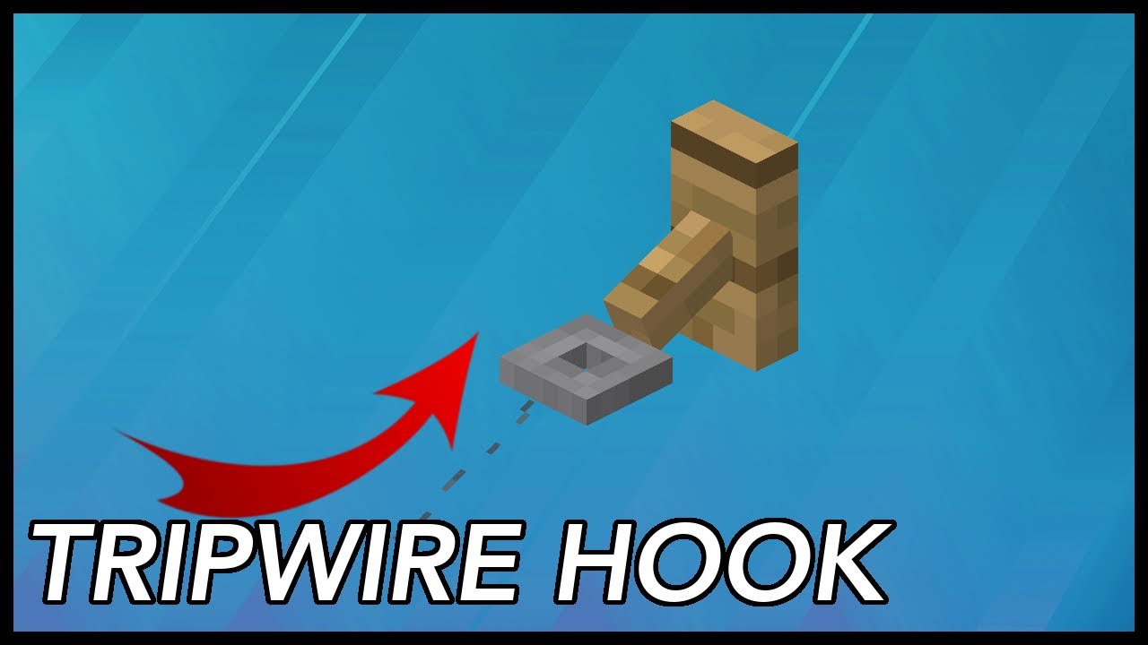 What Is The Use Of A Tripwire Hook In Minecraft? - YouTube