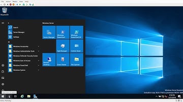 Windows Server 2019 LTSC 17623 GUI First Look