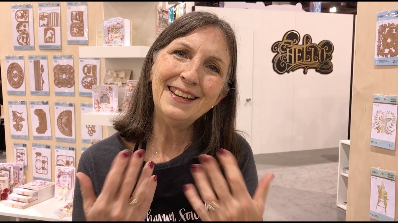 Sharyn Sowell for Spellbinders - Creativation 2019 - YouTube