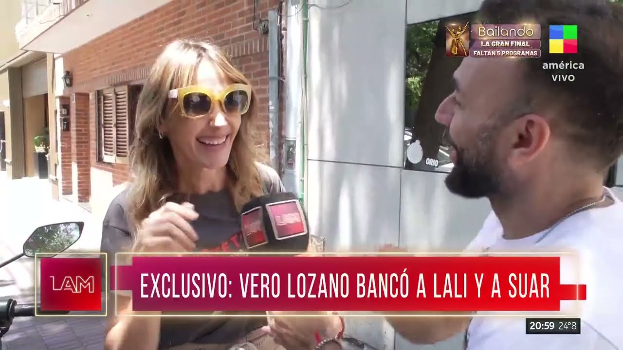 🟡VERO LOZANO: "Ni Lali Espósito ni Adrián Suar fueron irrespetuosos"