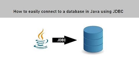 How to easily connect to a database in Java using JDBC