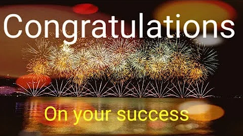 Congratulations! On Your Success  | Congratulations For Your Achievement  | - DayDayNews