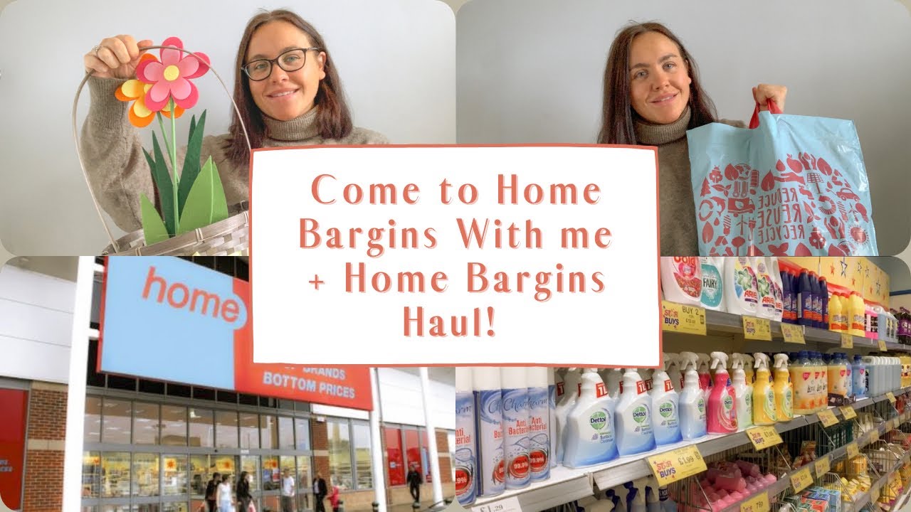 COME TO HOME BARGAINS WITH ME HOME BARGAINS HAUL CLEANING