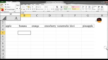Excel: Converting Data in Columns to Rows (Transpose)