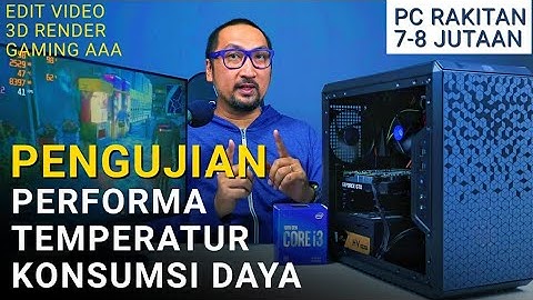 (Giveaway) Review PC Rakitan Murah 7-8 Jutaan: Intel Core i3-10100F + GeForce 1650