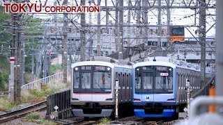 【東急の車両】車両の共演が楽しい長津田駅 Y500系 試運転 8500系 8634F 8614F 8637F など