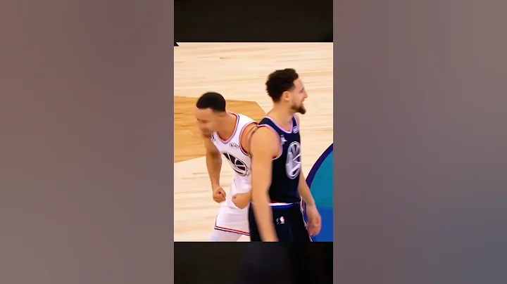 Klay just CAN'T Escape Curry 😂🔥 #shorts