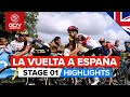 La Vuelta 2021 Stage 1 Highlights | First Red Jersey Up For Grabs!