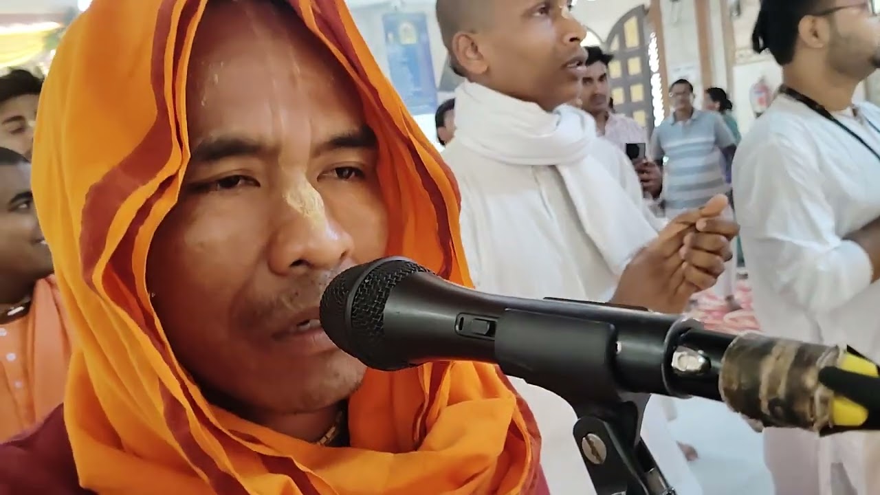 গুরু পূজা প্রভুপাদ পূজা  iskcon EkaChakra dham Birchandrapur 