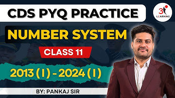 CDS Number System PYQ | Last 10 years CDS Number System PYQ