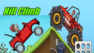 Hill Climb Racing - All Vehicles Unlocked - Big Finger Driving - Android Gameplay 3D screenshot 5