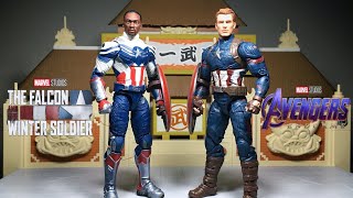 *NEW* Hasbro Marvel Legends Series Captain America 2-Pack Sam Wilson & Steve Rogers Unboxing/Review
