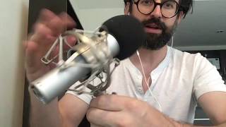 Shock mount too big for your mic? Here's how I got my ATR 2100 to fit my MY410.