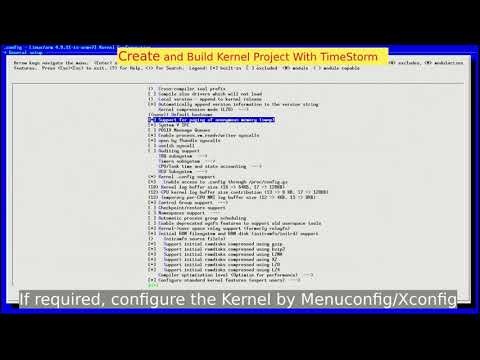 How to Create and Build a Kernel Project with TimeStorm