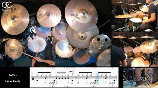 Easy - Lionel Richie / Drum Cover By CYC ( @cycdrumusic ) score & sheet music