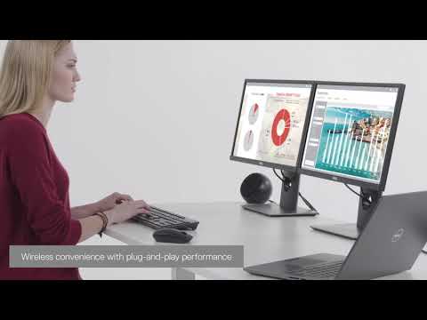 Dell KM636 BK US Wireless Keyboard & Mouse Combo 580 ADTY