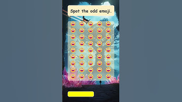 Spot The Odd Emoji Out - Can You Find It?!