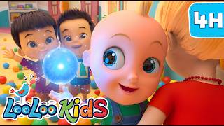 If You're Happy and You Know It 👏 Ultimate 4-Hour Active Preschool Songs | LooLoo Kids