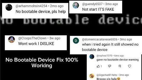 Fix No Bootable Device In Limbo X86