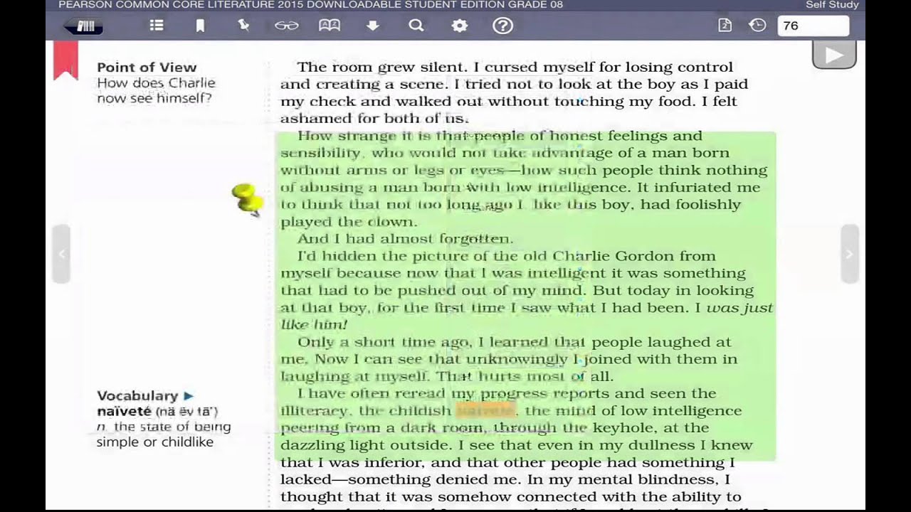 Pearson Student Textbook tutorial 8.6.15 