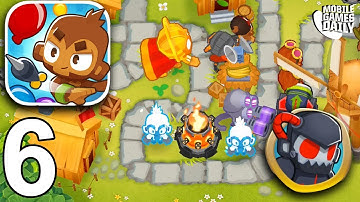 BLOONS TD 6 - Town Center Hard Difficulty - Gameplay Part 6 (iOS Android)