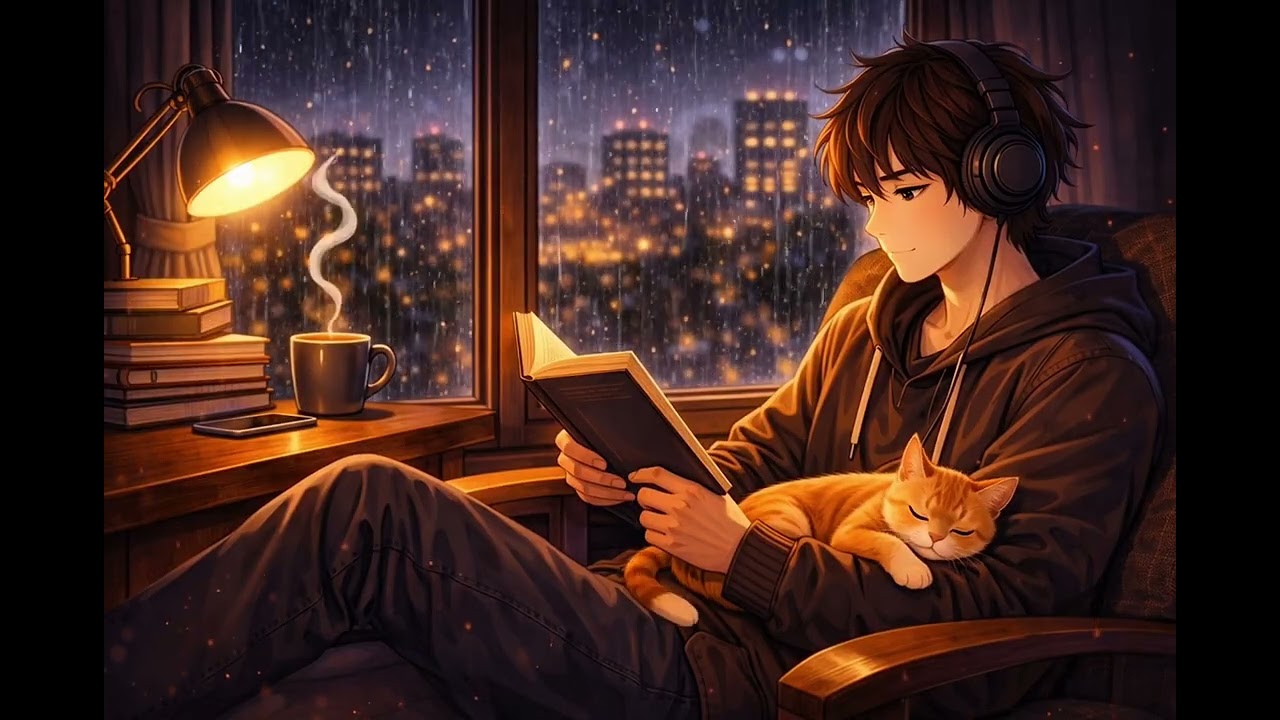 Late Night Lo-Fi 🌙📖Soft Beats for Reading, Relaxing & Sleep 夜のローファイ・睡眠用BGM  로파이 수면 음악