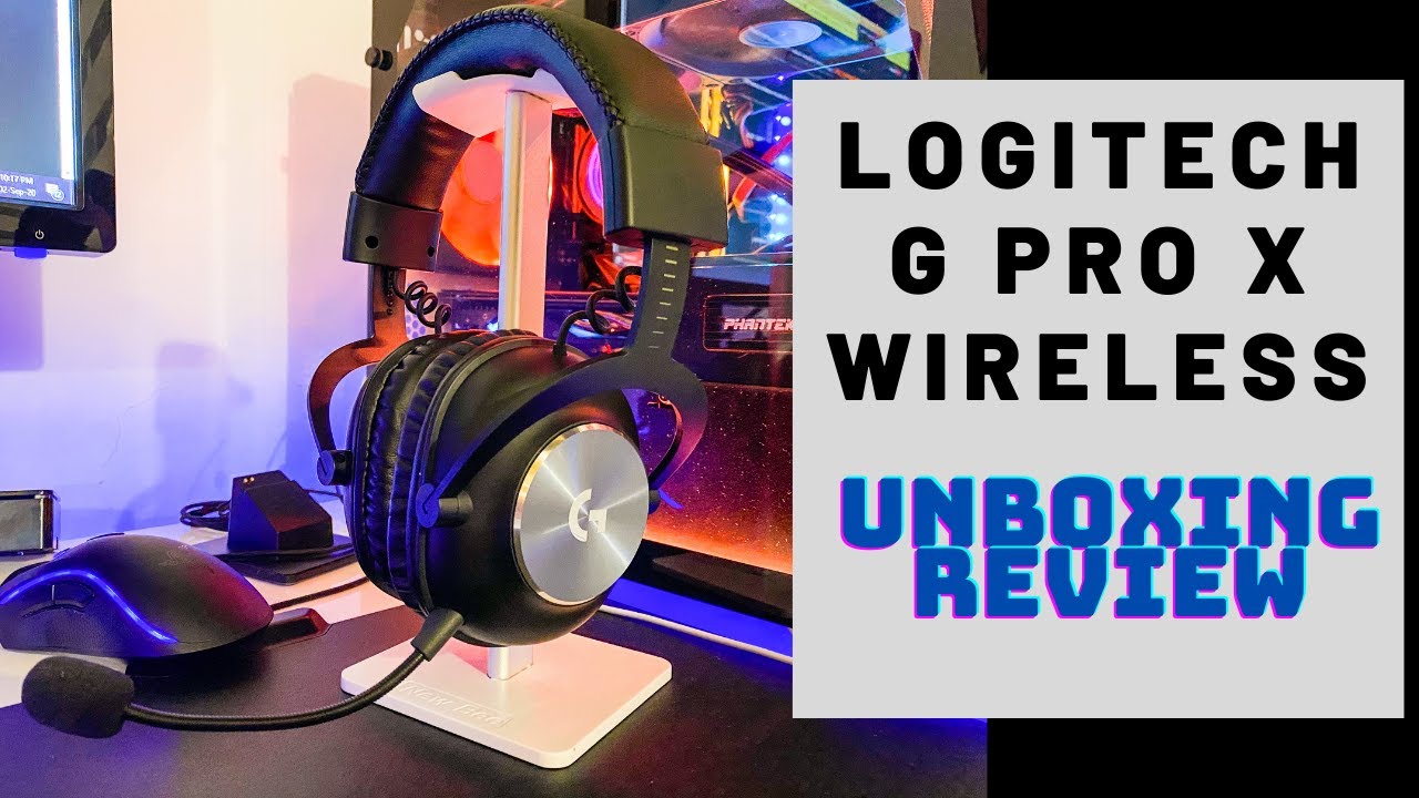 Logitech G Pro X Wireless Headset  Unboxing Review + Mic Test 