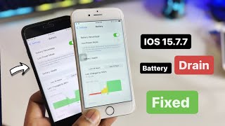 Battery Drain  problem in ios 15.7.7  Fixed  || Battery problem in iPhone 7