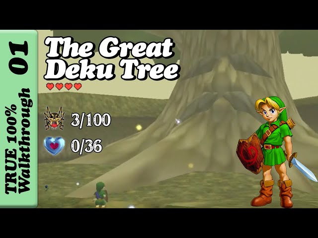 Ocarina of Time Walkthrough {The Great Deku Tree.}