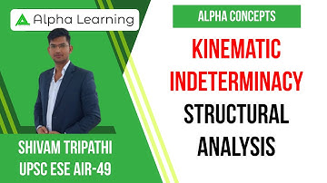 1.7 Kinematic Indeterminacy | Structural Analysis By Shivam Tripathi (IES)