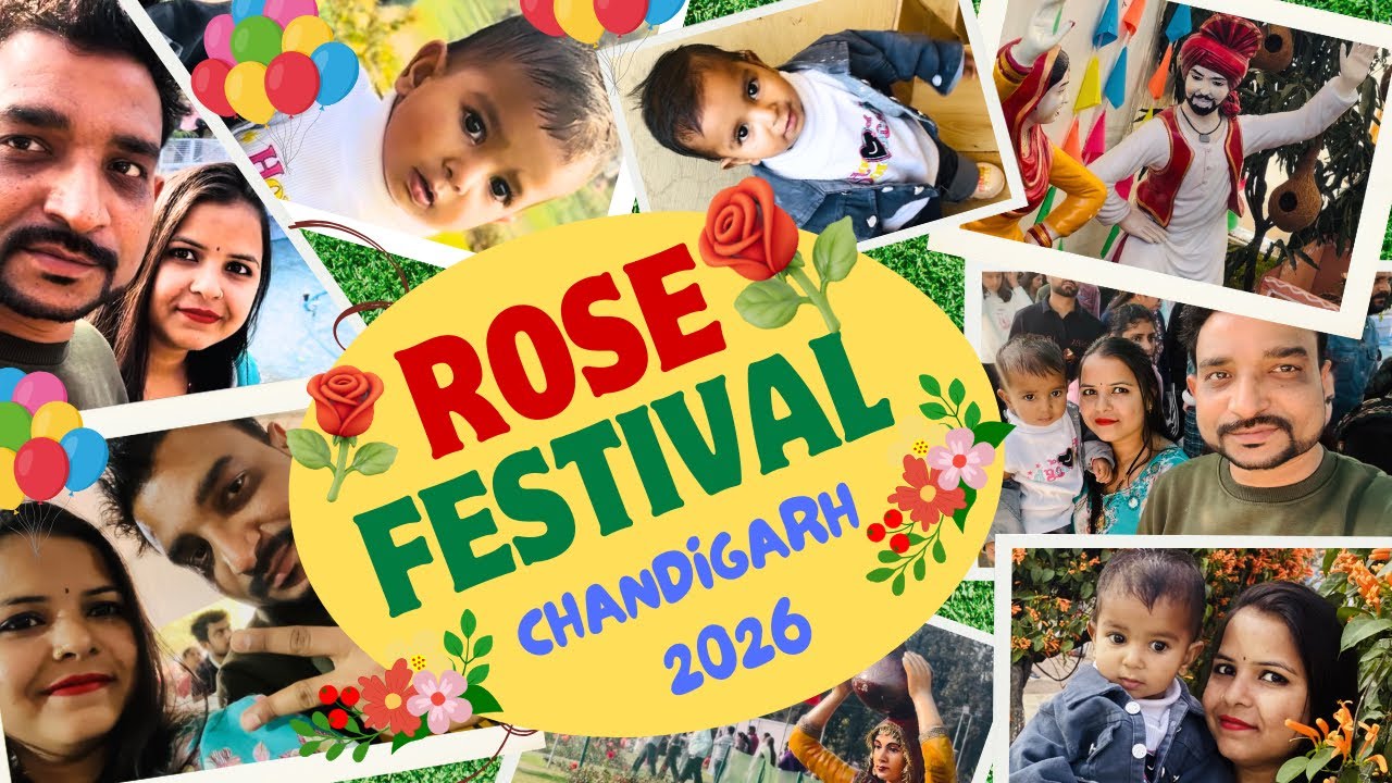Day-14 | Rose Festival 2026 Chandigarh 🌹 Sector 16 Rose Garden | 30 Days Daily Vlogging Challenge