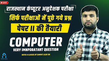 💡Computer GK MCQ | computer anudeshak mcq by sampat liler sir