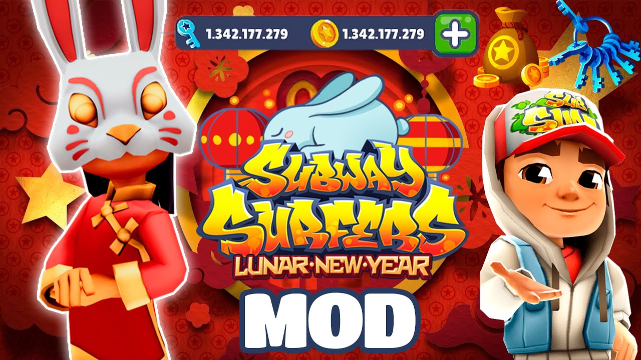 Subway Surfers Mod APK 2023 - Llaves y Monedas Ilimitadas (Descargar)