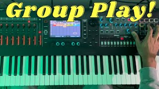 How To Use Group Play On The Roland Fantom