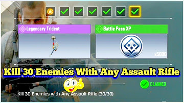 Call Of Duty Mobile Kill 30 Enemies With Any Assault Rifle Task Complete