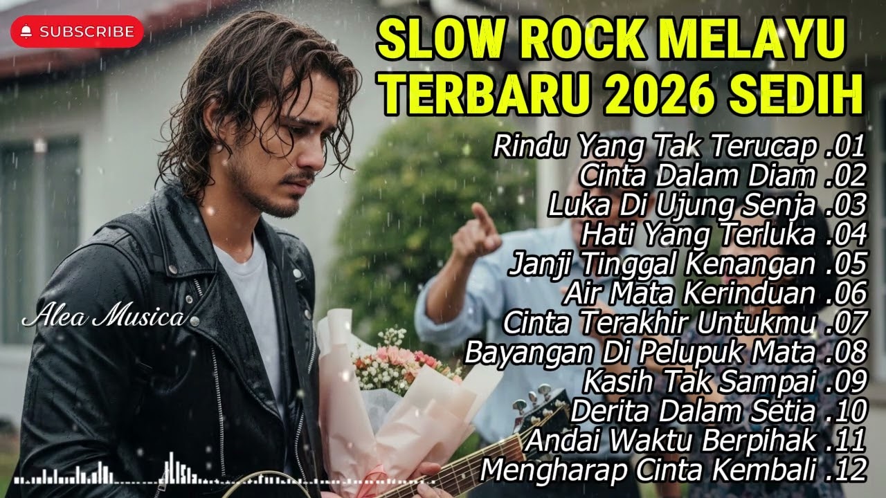 Slow Rock Melayu Terbaru 2026 Nonstop 💔 Kumpulan Lagu Sedih Patah Hati 😭
