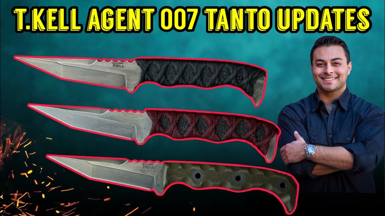 DEADLIEST Tanto Knife TKell Agent 007 TacTav Tanto Fixed Blade Is